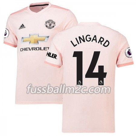 Fußballtrikots Manchester United Jesse Lingard 14 Auswärts Trikotsatz 2018-2019